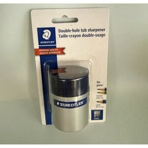 STAEDTLER Manual Pencil Sharpener Blue/Silver (512 001 BK 03)